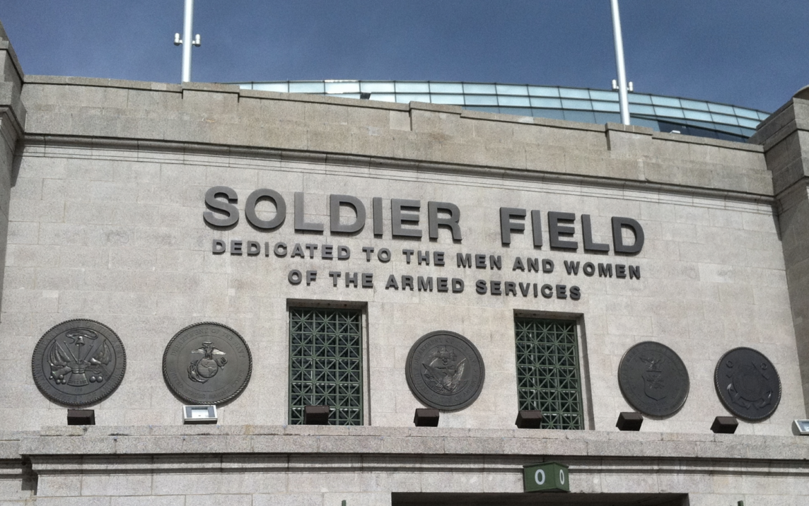 Stadium on X: How would Soldier Field look with a dome? We made