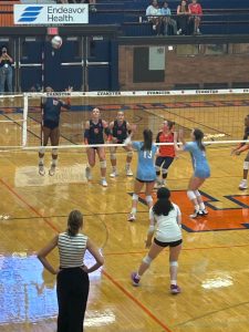 Girls volleyball falls in straight sets to Prospect