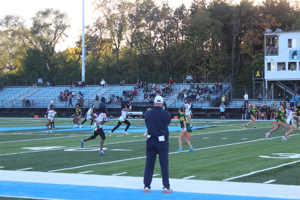 Flag football fall to Palatine in historic matchup