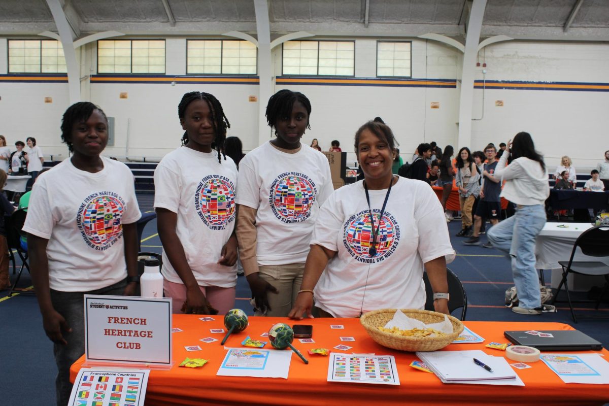 The French Heritage Club at the Club Fair