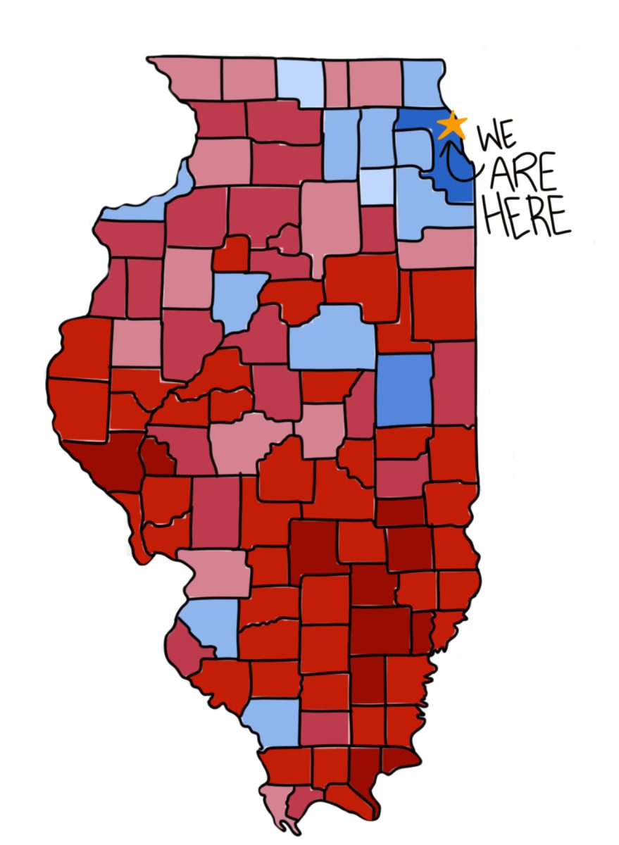 Illinois voter map