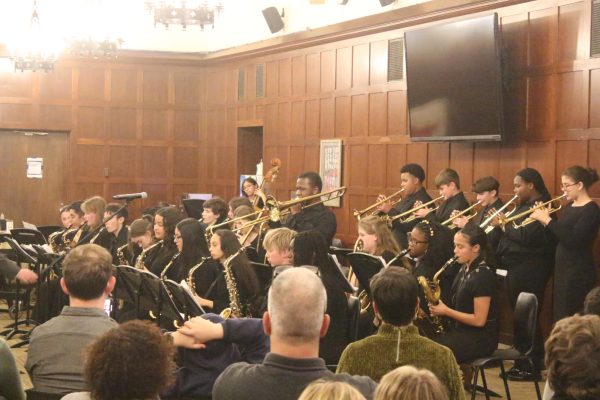 Jazz Band students performing