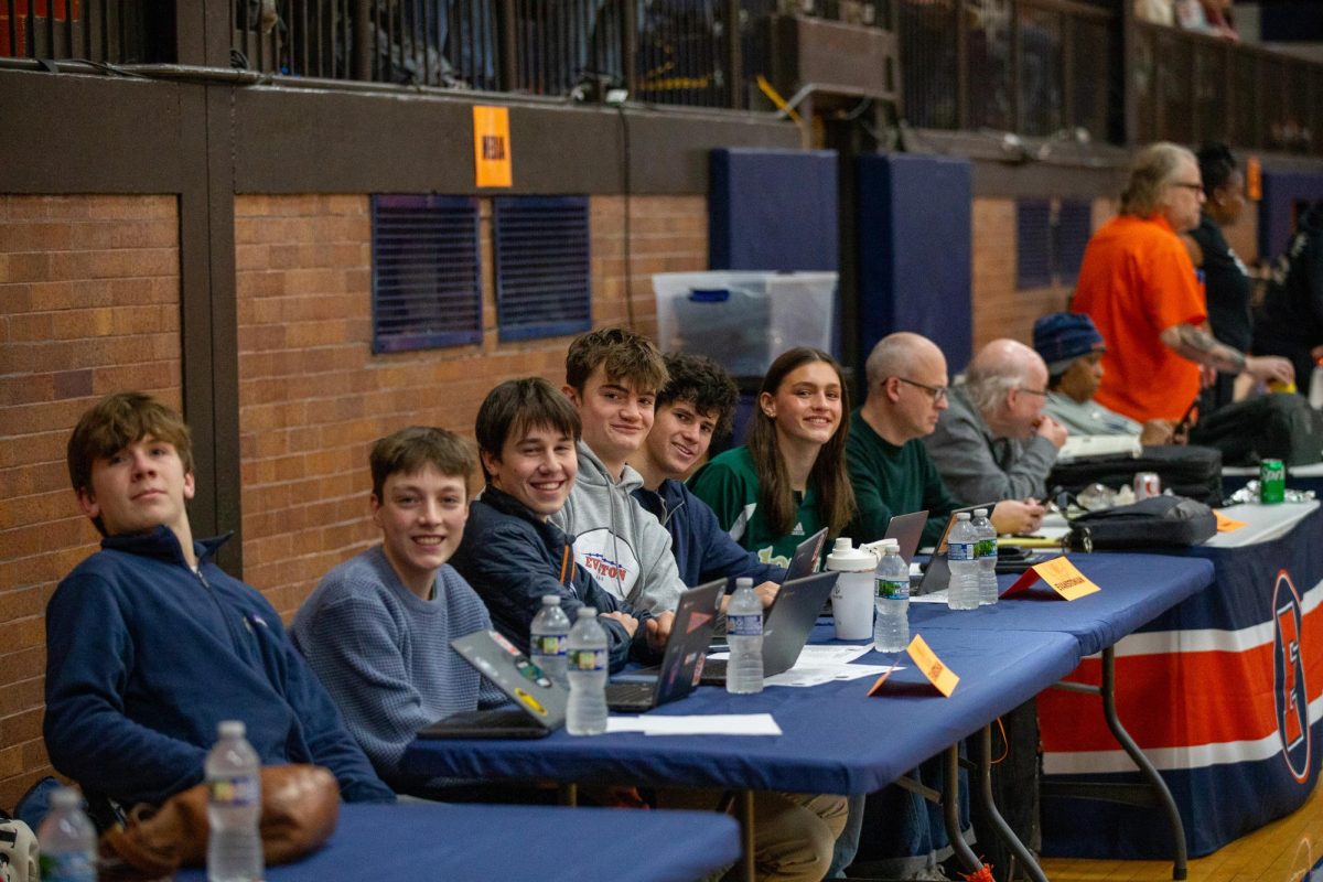 Evanstonian crew covering the game!