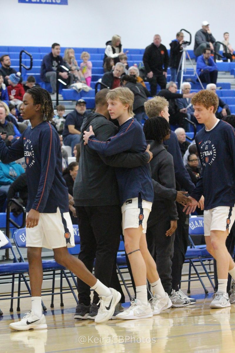 Sophomore Tate Schroeder had a big coming out party under bright lights in the regional finals on Friday.